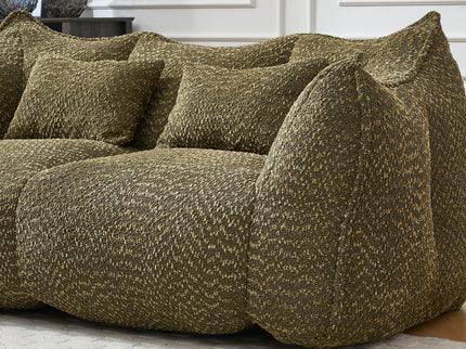 Comfortable Dual Beanbag Chair With High Resilience Foam Core For 2 People