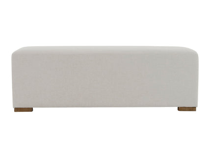 Simple Long Ottoman For Living Room - White