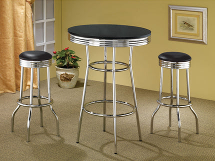 Bar Height Stool Vintage Style (Set of 2)