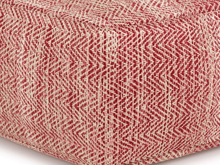 Nate - Handcrafted Square Pouf