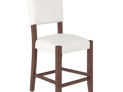 5 Piece Counter Height Dining Set, Bar Table With 4 Upholstered Chairs