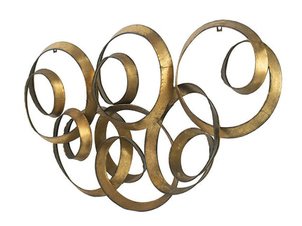 SerethaLeaf Wall Decor - Gold