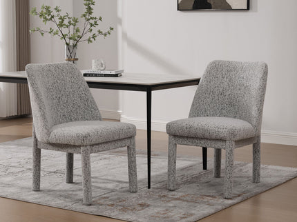 Wide Minimalist Dining Chair