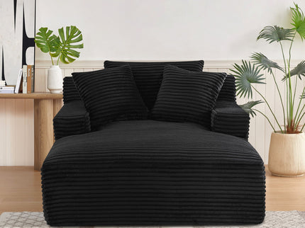 Cloudline - Oversized Chaise Lounge, Modern Comfy Couch With Full Foam Cushioning, Cozy Sleeper Sofabed