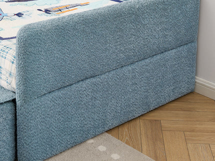 Safe Kids Bed With Guardrails And Storage