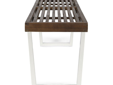 Intrinsic - Outdoor Dining Bench With Slat Top