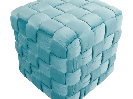 Square Braided Ottoman -