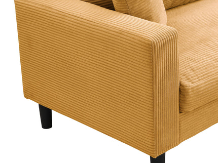 Modern Upholstered 2 Piece Sofa Set With 3 Seater And 2 Seater