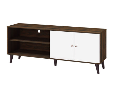 Amidon - TV Stand, With 2 Storage Shelves And 1 Cabinet