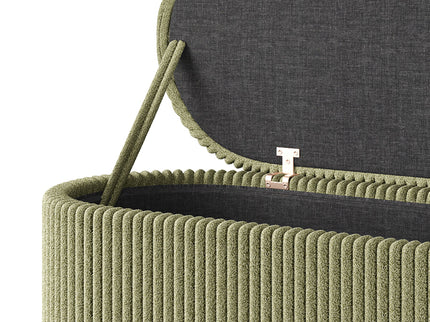 Storage Ottoman Upholstered Bench With Lift Top Storage For Bedroom