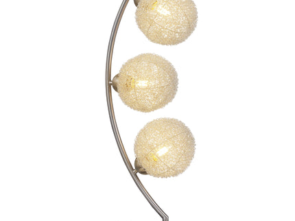Mcdougal - Spherical Table Lamp With LED Lighting - Black