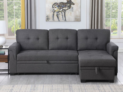Lucca - Reversible Sleeper Sectional Sofa With Storage Chaise