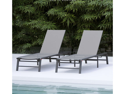 Chaise Lounge Outdoor (Set of 2)