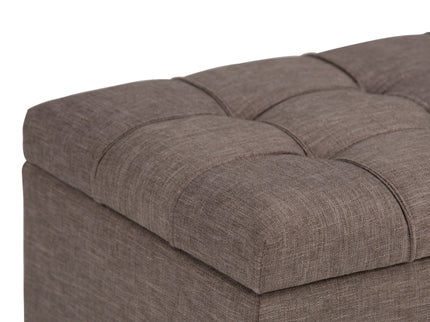 Sienna - Upholstered Storage Ottoman Bench