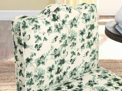 Stylish Flannel Dining Chair With Soft Cushion And Backrest