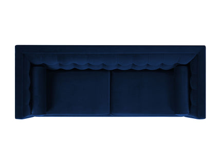 Jack - Modern Tuxedo Tufted Sofa - Navy Blue