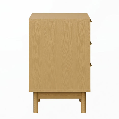 Fluted 3 Drawer Dresser