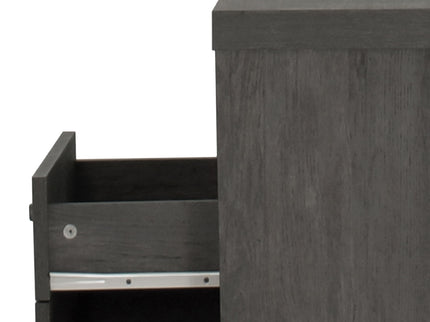 Nystrom - Mid Century Modern 2 Drawer Nightstand