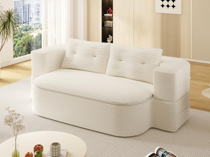 Convertible Floor Sofa Bed With Multi Functional Blanket