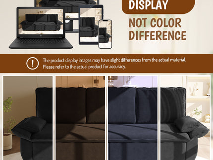 King Size Pull Out Sofa Bed, 3 In 1 Convertible Multifunctional