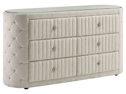 Santiago - 6 Drawer Dresser - Ivory