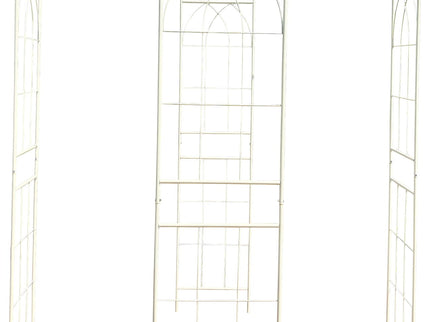 Metal Garden Arch Iron Garden Arbors Gazebo Dia High Birdcage Shape Pergola Pavilion For Wedding Ceremony