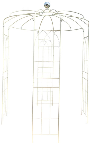 Metal Garden Arch Iron Garden Arbors Gazebo Dia High Birdcage Shape Pergola Pavilion For Wedding Ceremony