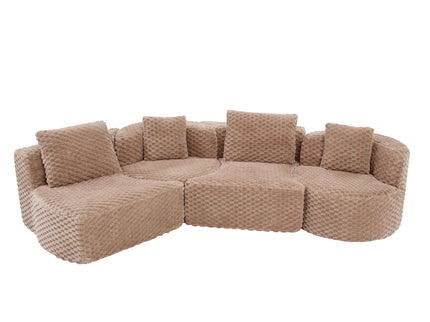Modular Sectional Sofa With Free Combination Design