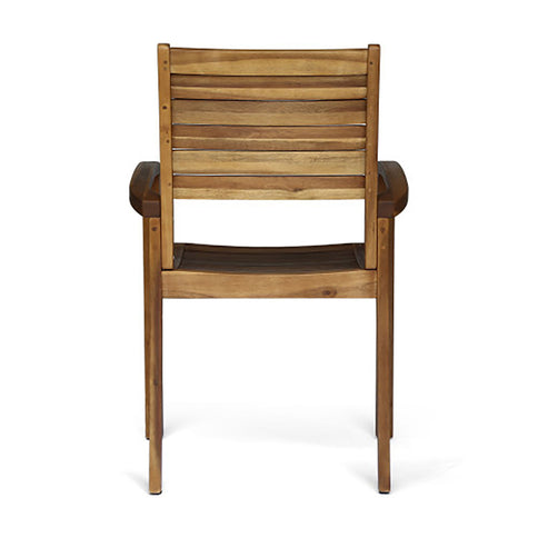 Outdoor Dining Chair, Stacking Design For Patio