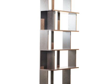 Modern 5 Tier Open Storage Bookcase