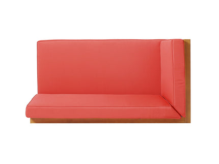 Brava - X Back Corner Bench With Coffee Table
