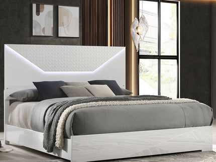 Pierce - Panel Bed LED Headboard