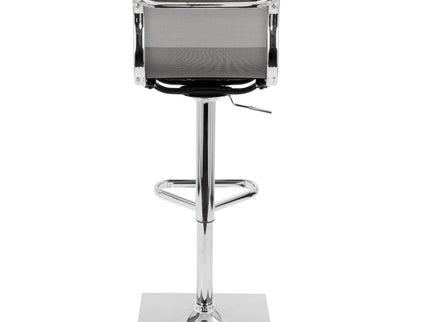 Mirage - Contemporary Adjustable Barstool With Swivel