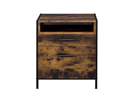 Juvanth - Rustic Nightstand - Oak