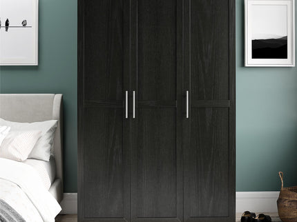 Camberly - Framed 3 Door Wardrobe - Black