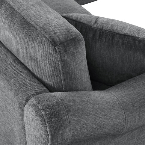 Contemporary U - Shaped Sectional Sofa With Movable Storage Ottoman