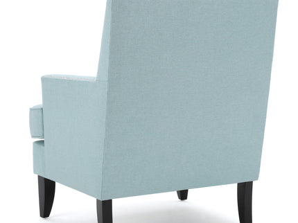 Serenada - Upholstered Fabric Club Chair With Nailhead Trim And Tapered Birch Legs