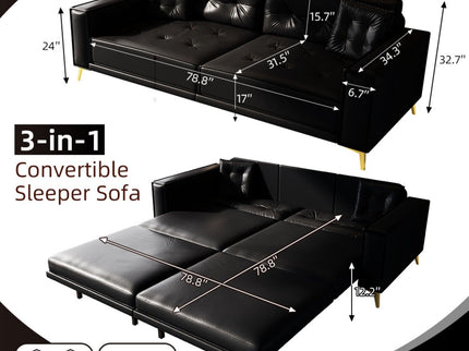 King Size Pull Out Sofa Bed 3 In 1