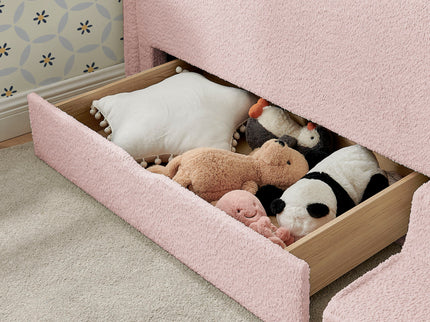 Safe Kids Bed With Guardrails And Storage