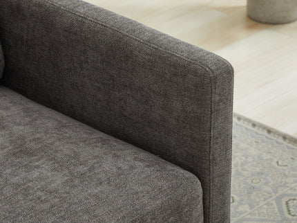 Modern Square Upholstered Swivel Accent Chair With Metal Base