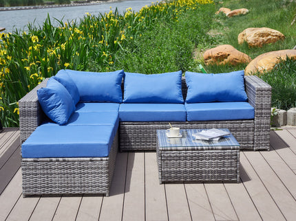 Patio Sofa With Cushions
