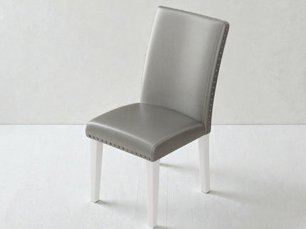 Upholstered Dining Chair With High Back Design (Set of 2)