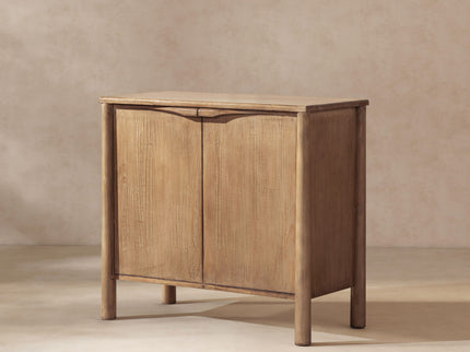 Nolan - 2 Door Accent Cabinet - Antique Brown