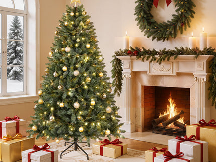 Christmas Tree With Warm Leds