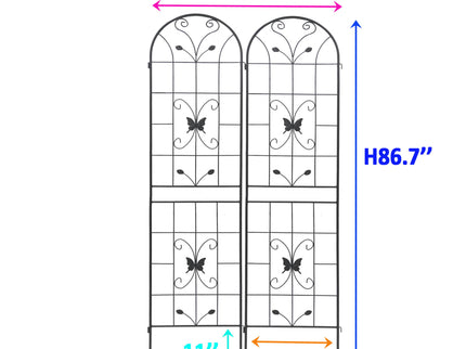 Garden Metal Trellis Rustproof Trellis For Climbing Plants Outdoor Flower Support