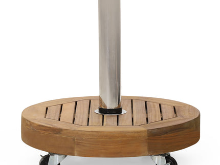 Ralph - Round Umbrella Base - Teak