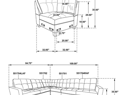 Ashland - Sectional Sofa