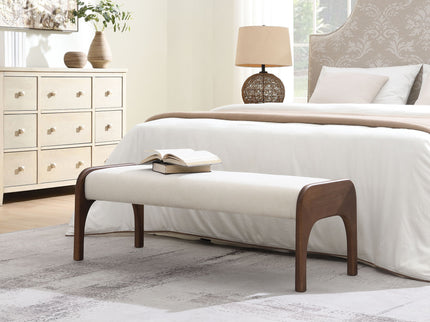 Modern Upholstered Long Bench For Kitchen