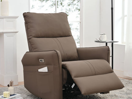 29.92" 270 Power Swivel Rocker Recliner Chair, Electric Glider Reclining Sofa With USB Ports, Power Swivel Glider, Rocking Chair Nursery Recliners For Living Room Bedroom
