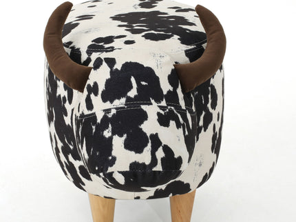 Cow Shaped Ottoman Footstool